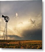 Sunset Near Santa Rosa New Mexico Metal Print