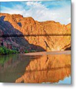 Sunset On The Colorado At Grand Canyon Metal Print