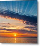 Sunset On The Superior South Shore Metal Print
