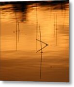 Sunset On The Water Metal Print
