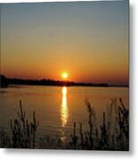 Sunset Over Lake Norman Metal Print