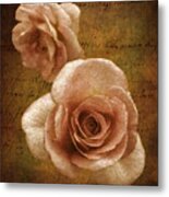 Sunset Rose Metal Print