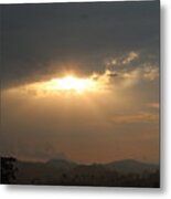 Sunset, Valparai Metal Print