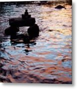 Sunset Watcher Metal Print