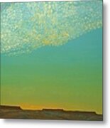 Sunset With Alto Cumulous Metal Print