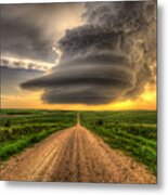 Supercell Highway Metal Print