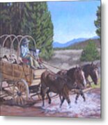 Supply Wagon Metal Print