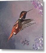 Susie The Hummingbird Metal Print