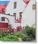 Swedish Town Visby Metal Print