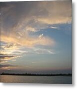 Swirling Clouds Moving In Metal Print