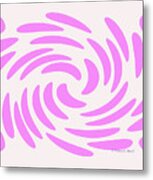 Swirls N Dots S4 Metal Print