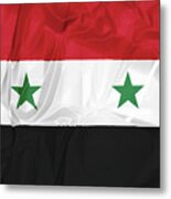 Syria National Flag Metal Print
