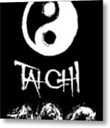 Tai Chi Black Metal Print