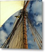 Tall Ship Sails Metal Print