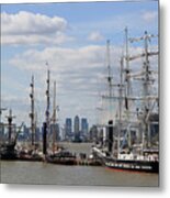 Tall Ships Regatta Greenwich London Uk Metal Print