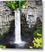 Taughannock Falls View From The Top Metal Print