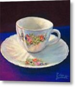 Teacup Metal Print