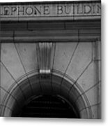Telephone Building In New York City Metal Print