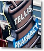 Tellis Pharmacy/ King Street Metal Print