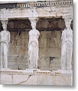 Temple Of Athena Nike Erectheum Metal Print