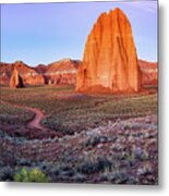 Temple Of The Sun Lower Cathedral Valley Metal Print