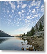 Tenaya Lake Reflections Metal Print