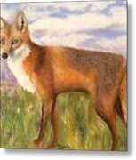 Tennessee Wildlife Red Fox Metal Print