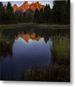 Teton Morning Metal Print