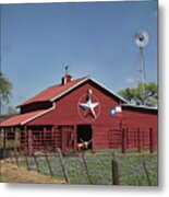 Texas Barn Metal Print