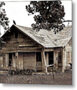 Chris Andruskiewicz - Texas Forgotten - Buzzard Farmhouse Ii  Texas Forgotten - Buzzard Farmhouse I Metal Print
