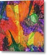 Texture Garden Metal Print