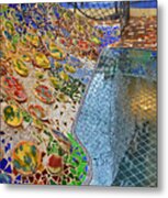 Textures. Gaudi. Metal Print