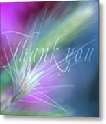 Thank You 5 Metal Print