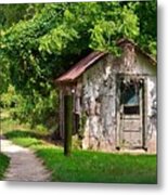 The Abandoned Shed Metal Print