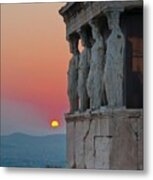 The Acropolis Of Athens Metal Print