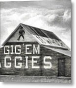 The Aggie Barn Metal Print