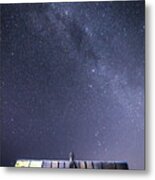 The Angel And The Milky Way Metal Print