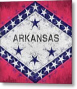 The Arkansas Flag Metal Print