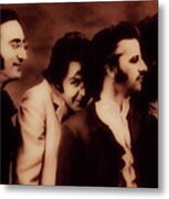 The Beatles - The Fab Four Metal Print