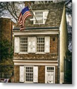 The Betsy Ross House Metal Print