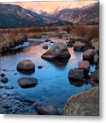 The Big Thompson River Flows Through Rocky Mountain National Par Metal Print