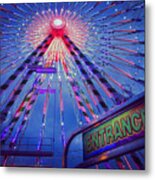 The Big Wheel Metal Print