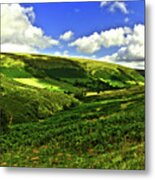 The Black Mountains Of The Welsh Borders Metal Print