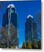 The Blues King And Queen Buildings Concourse Metal Print