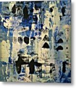 The Blues Abstract Metal Print