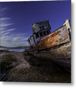 The Boat After The Fire Metal Print