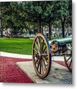 The Cannon In The Park Metal Print