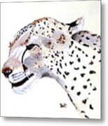 The Cheetah Metal Print