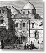 The Church Of The Holy Sepulchre In The Metal Print