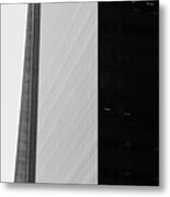 The Cn Tower Black And White Metal Print